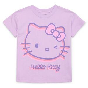 Hello Kitty Girls Lupine Crewneck T-Shirt Size 5T NEW